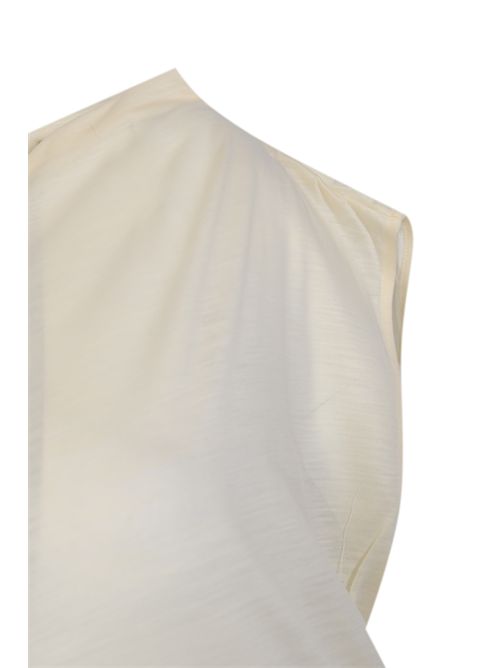 The Off-Shoulder Body in jersey di lana Bianco Patrizia Pepe | 8M1757 J249W146